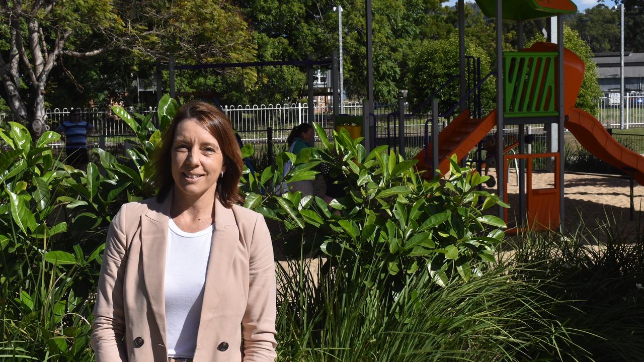 Mackay Councillor Belinda Hassan at the Sarina Field of Dreams for the launch of the Know Your Burb website. Picture: Matthew Forrest