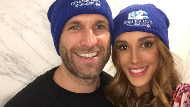 Chris and Rebecca Judd don beanies for Cure MND