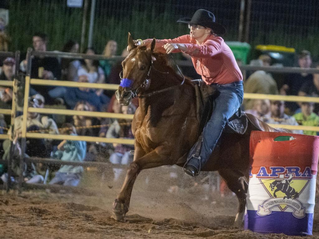 Amy-Lee Paul at Gargett Rodeo Saturday 3 June 2023 Picture: Michaela Harlow