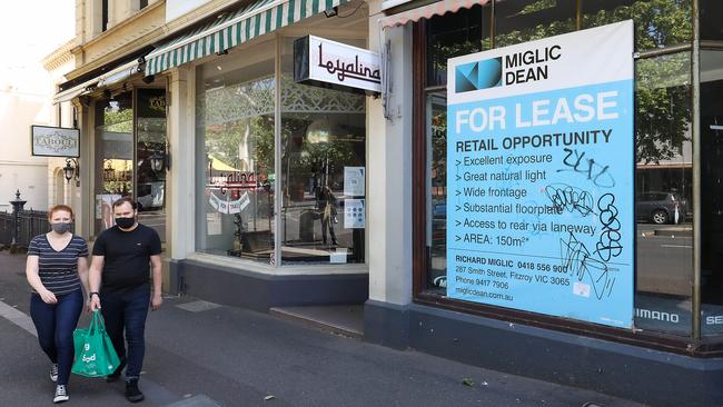 Lygon St. Carlton. Business leaders want Melbourne to reopen before its too late. Picture: Ian Currie