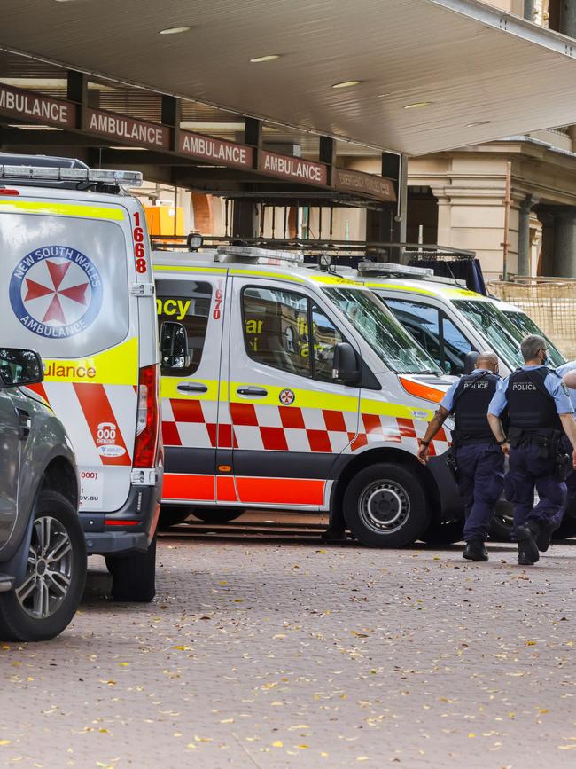 An 83 year-old elderly woman was taken to Royal Prince Alfred Hospital for critical injuries sustained after being hit by a car. Picture: Jenny Evans/Getty Images