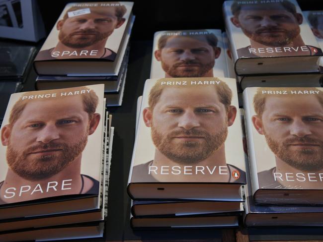 There are a slew of bombshells in Harry’s multimillion-dollar memoir Spare. Picture: Adam Berry/Getty Images