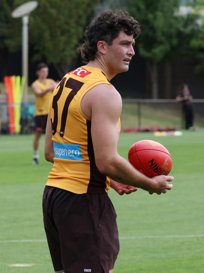 Tom Barrass joined Hawthorn from West Coast. Picture: David Crosling