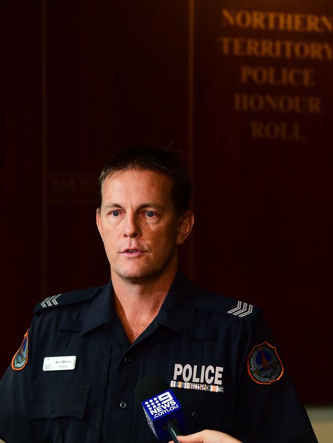 Former NT Police Watch Commander Neil Mellon was awarded Australian Police Medal in 2019. In 2022 he was alleged to have interfered with an investigation. Picture: Justin Kennedy