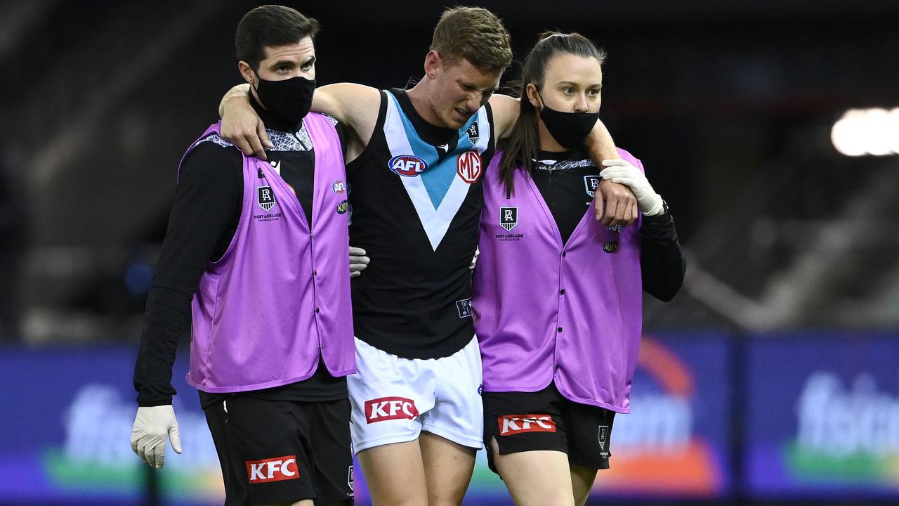 Kane Farrell is recovering from an ACL injury. Picture: Getty Images