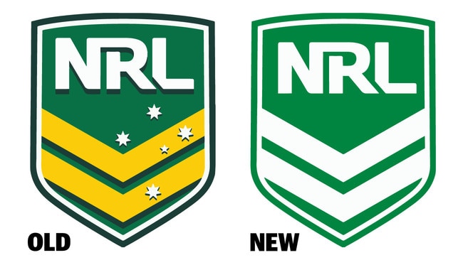 The new NRL logo looks markedly similar to the old.