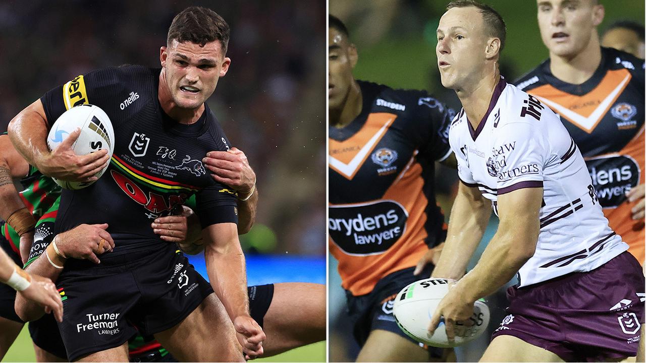 Nathan Cleary and Daly Cherry-Evans.