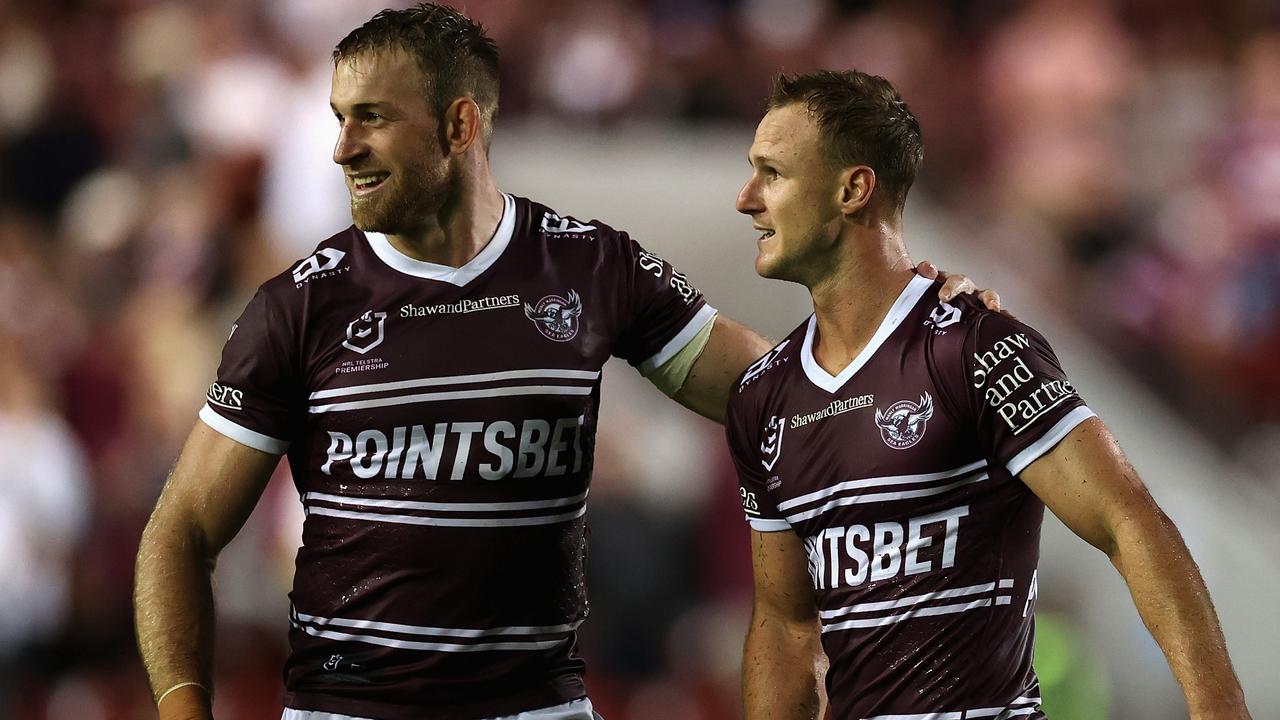 Andrew Davey and Daly Cherry-Evans are happy Manly broke the shackles.