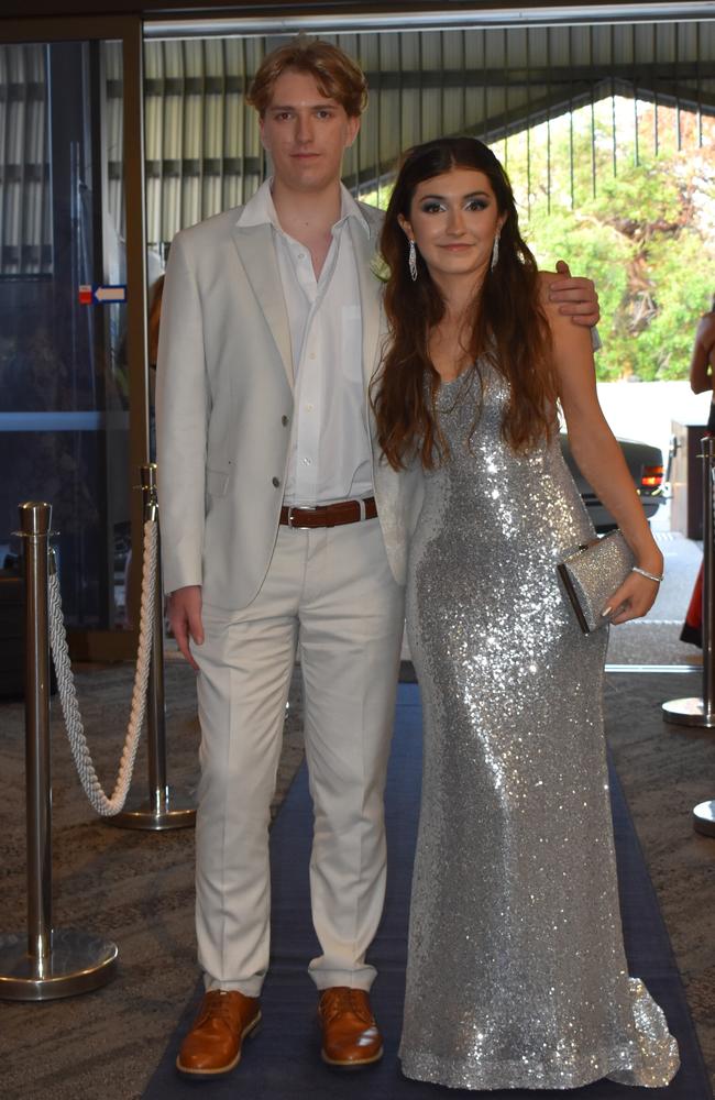 Daniel Hughes and Lauren Jardim at the Sunshine Coast Grammar School formal 2023. Photo: Jorina Maureschat