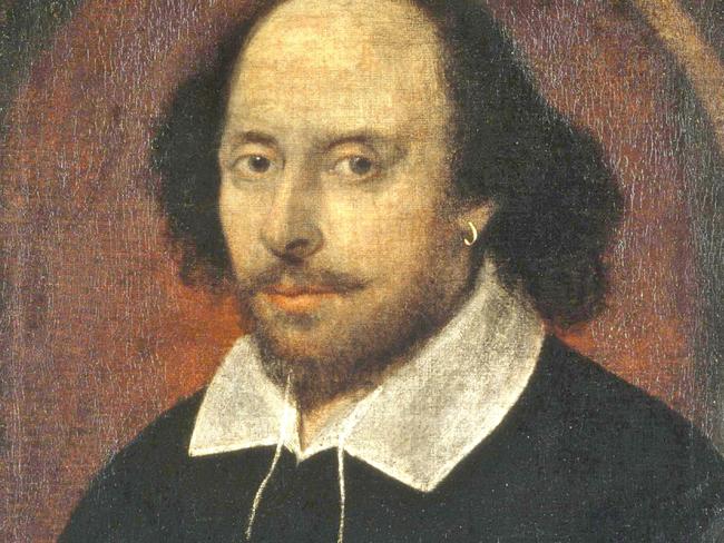 The Chandos Portrait of William Shakespeare National Gallery, London. Picture: supplied.