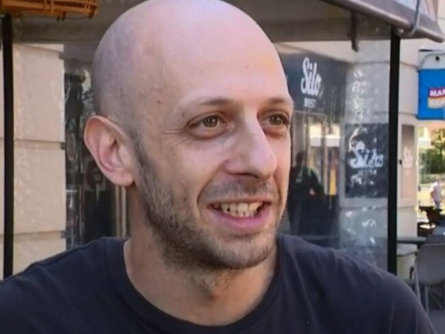 David Papa, former manager at Criniti's, Manly, is worried he will not get his full entitlements. Picture credit: Source: 7News.