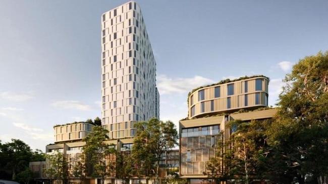 The development includes an 18 storey tower.