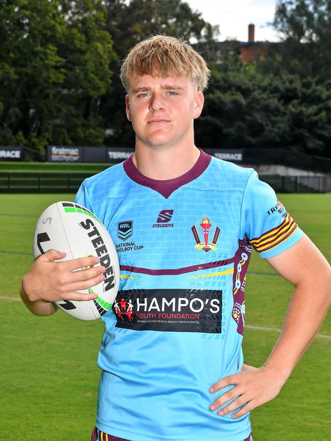 Cooper Murphy is the Keebra Park SHS captain. Picture, John Gass