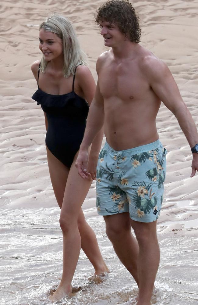 Nick ‘Honey Badger’ Cummins’ first date as The Bachelor. Picture: Diimex