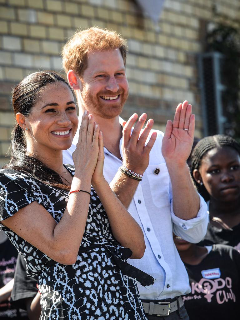 The Duke and Duchess of Sussex’s next event will clash with an important milestone for the Cambridges. Picture: AFP/Courtney Africa