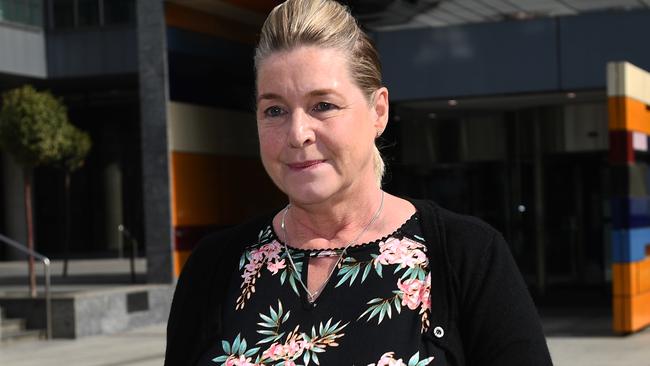 Jacqueline McDowall at the Royal Commission in Melbourne on April 19. Picture: AAP Image/Julian Smith