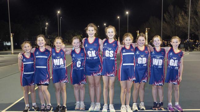Port Red under-11 netball team. Picture: Alan Barber