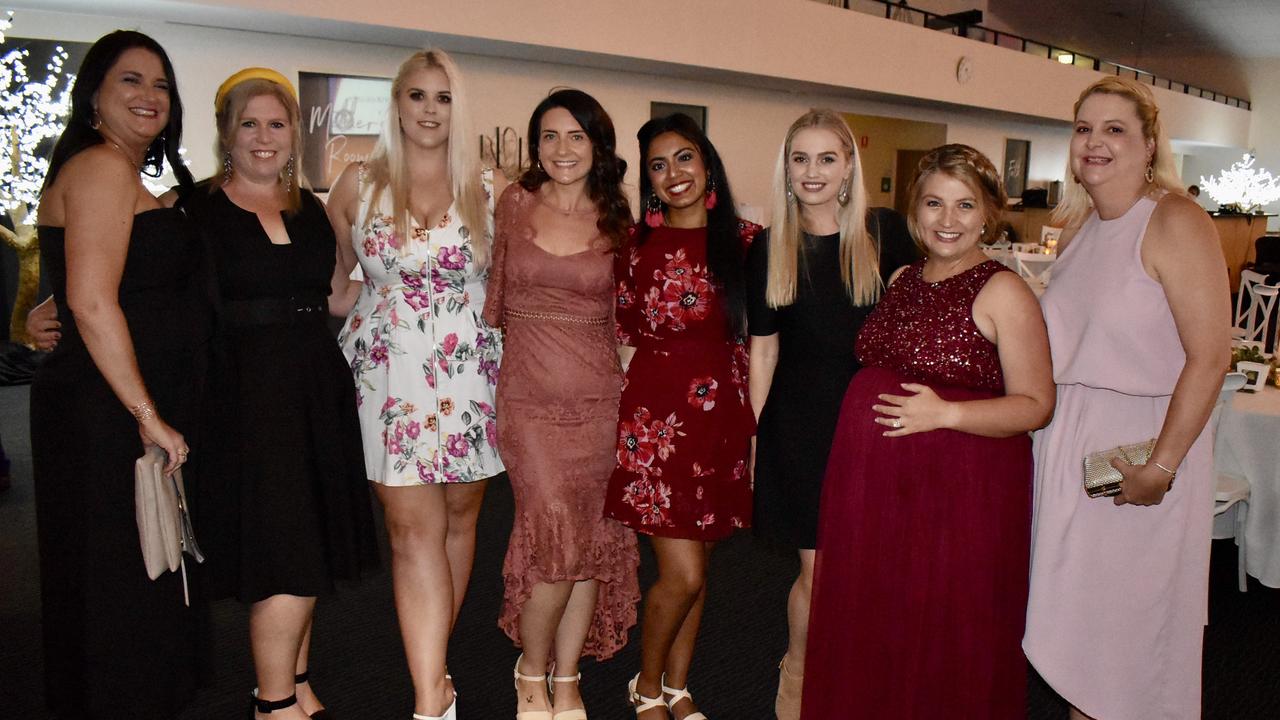 Leanne Drake, Amanda Corry, Melea Ballantyne, Michelle Woods, Rebecca Geevarghese, Sasha Geyer, Freda Ferreira and Tracey Gilotti. Picture: Rae Wilson