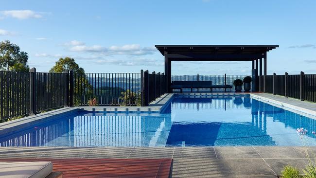 The pool at the property, ‘Two Roads’.