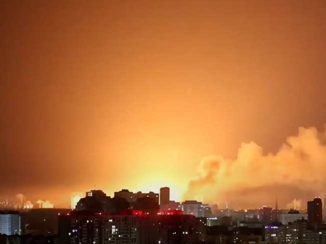 Russia's deadly aerial strikes on Ukraine. Picture: Reuters