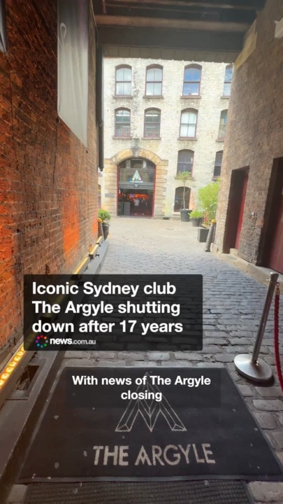 Iconic Sydney club The Argyle announces closure after 17 years