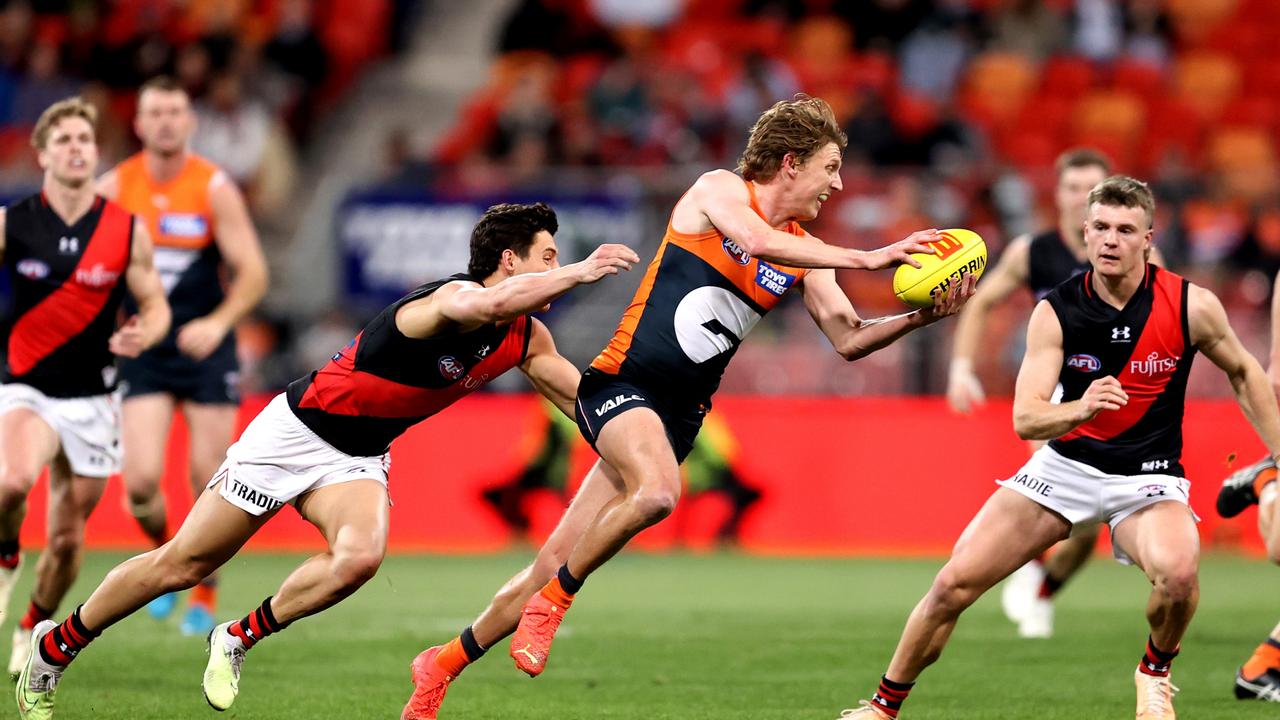 Lachie Whitfield is keen to stay at the Giants. Picture: Brendon Thorne/AFL Photos/via Getty Images