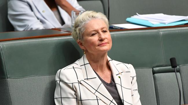 Independent Kerryn Phelps in question time yesterday. Picture: AAP