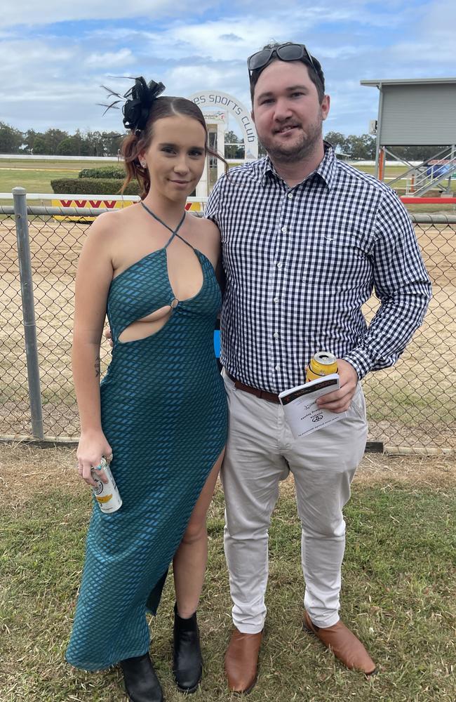 Bonnie Niven and Brayden Wilson enjoyed the Bundaberg Toyota Race Day on Saturday, May 13.