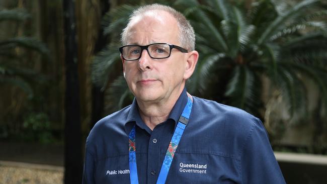 Director Cairns Tropical Public Health Unit, Dr Richard Gair gives a Far Northern update on the Covid-19 pandemic. Picture: PETER CARRUTHERS