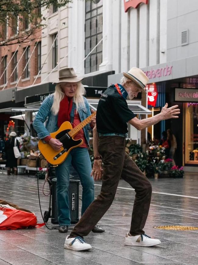 Adelaide "dancing man” Lionel Willis. Picture: Facebook