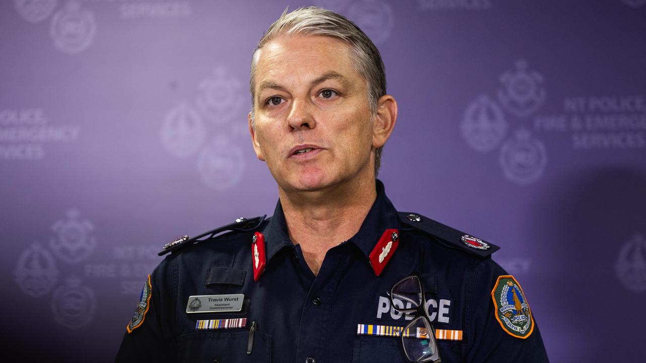NT Police Assistant Commissioner Travis Wurst. Picture: Pema Tamang Pakhrin
