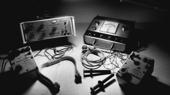 The electro-convulsive therapy machines used by doctors at Chelmsford Hospital.