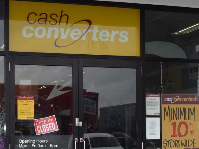 Police are investigating a break-in at the Maroochydore Cash Converters in the Sunshine Coast Home centre. Photo Stuart Cumming/ Sunshine Coast Daily