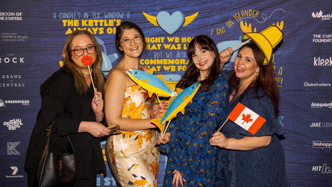 Opening night glamour for The Empire’s Come From Away