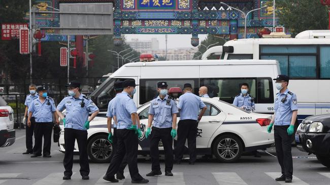 Police followed Sudworth and his family to the airport as he left Beijing. Picture: AFP