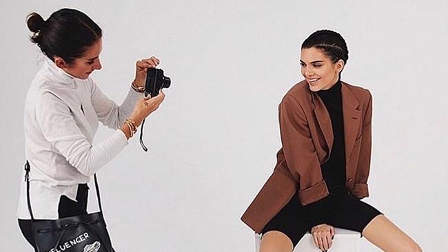 Fame in the frame ... celebrity hairstylist Jen Atkin with Kendall Jenner. Pic: Instagram