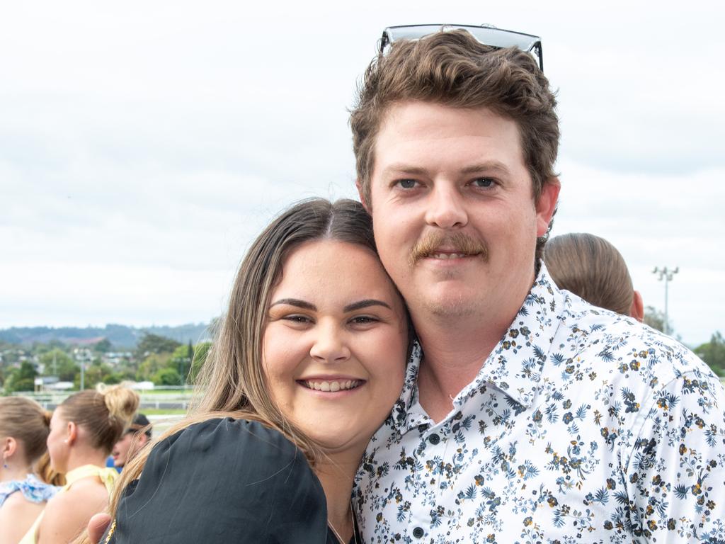 Grace Bowen and Dylan Causley. IEquine Toowoomba Weetwood Raceday - Clifford Park Saturday September 28, 2024 Picture: Bev Lacey