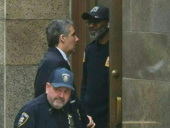 Michael Cohen arrives at the Manhattan Criminal Court to give evidence. Picture: Angela Weiss/AFP