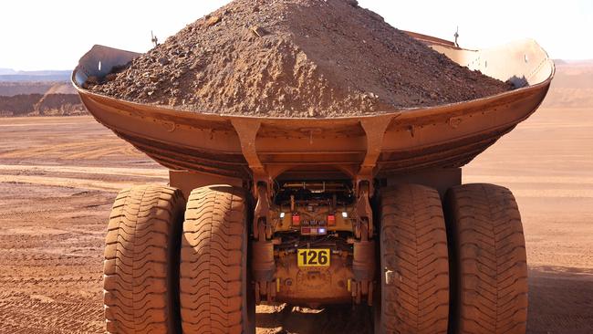 Australia’s iron ore miners facing the prospect of increasing supply out of Africa and Brazil. Picture: Rohan Kelly