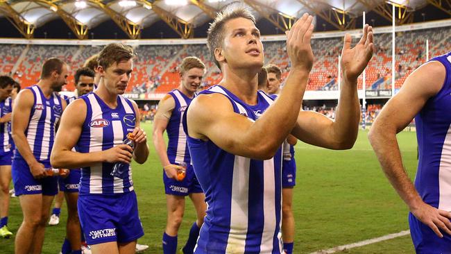 Andrew Swallow hopes to be clapping his fans on Grand Final day. Picture: Adam Head