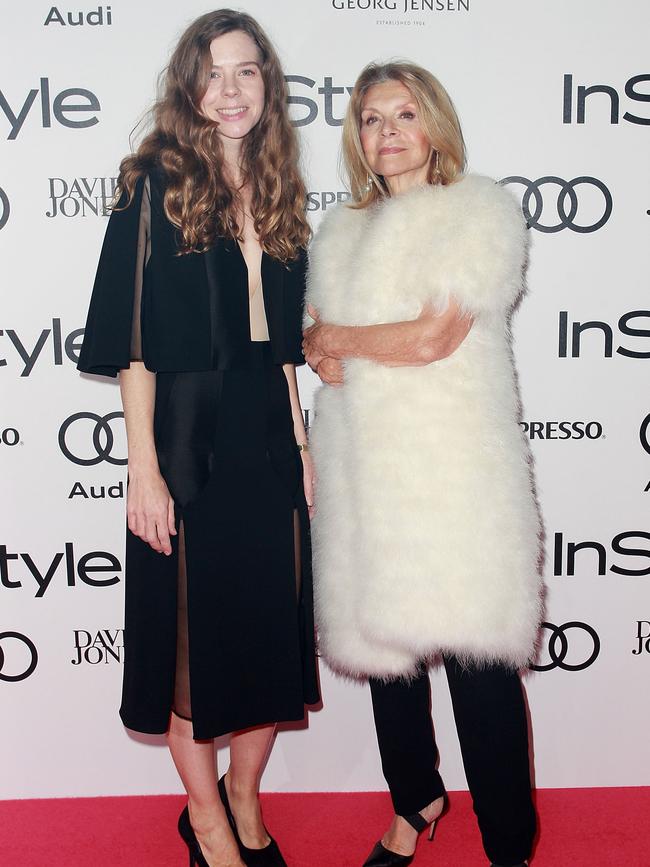 Bianca Spender and Carla Zampatti arrive at the 2015 Women of Style Awards. Picture: Lisa Maree Williams/Getty