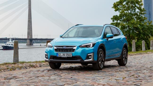 The Subaru XV Hybrid will land in Australia in March (overseas model shown).