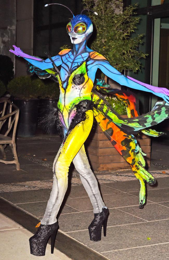 The finished product was debuted at Heidi’s annual star-studded Halloween party in New York.