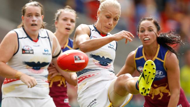 Erin Phillips ... a superstar in a competition which needs more of them, says Natalie von Bertouch. Picture: Michael Willson (AFL Media/Getty Images)