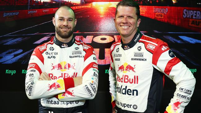 Redbull Holden Racing’s Bathurst 1000 team Shane van Gisbergen and Garth Tander. Picture: Tim Hunter