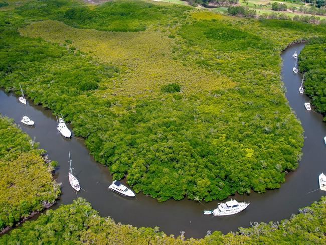 The impressive boats are being hidden in inlets away from the coast. Picture: Port Douglas Boat Hire/ Facebook