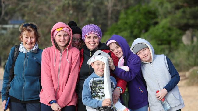 The annual 5 Lands walk from MacMasters Beach Saturday 22nd June 2019. Picture: Sue Graham