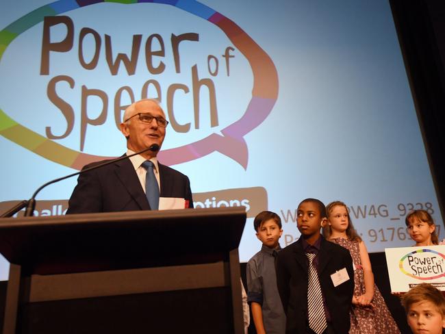 Prime Minister Malcolm Turnbull plans to remove the words “offend” and ­“insult” from Section 18C of the Racial Discrimination Act. Picture: Lukas Coch