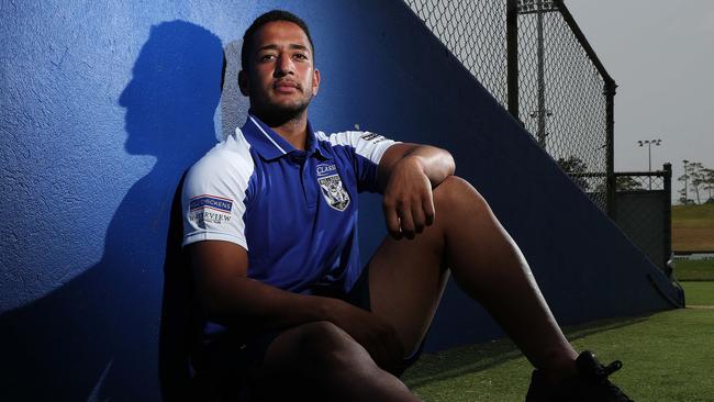 Brandon Wakeham has been named at five-eighth for the Bulldogs’ NRL opener against Parrramatta. Picture: Brett Costello