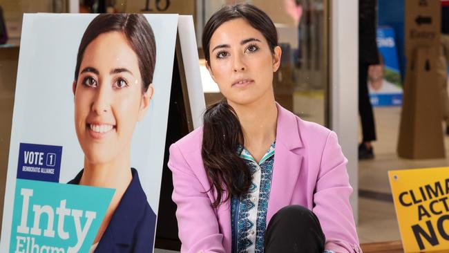 NEWS ADV Democratic Alliance candidate Inty Elham.  She has spoken out about the moment she was filmed by two Chinese men at the Marden pre poll station over the weekend. Photographed at the Marden pre poll station. Pic: Russell Millard